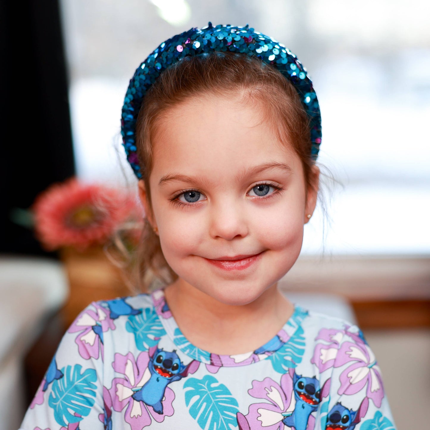 Frog Sac Reversible Sequin Headband, Kids Padded Hair Band