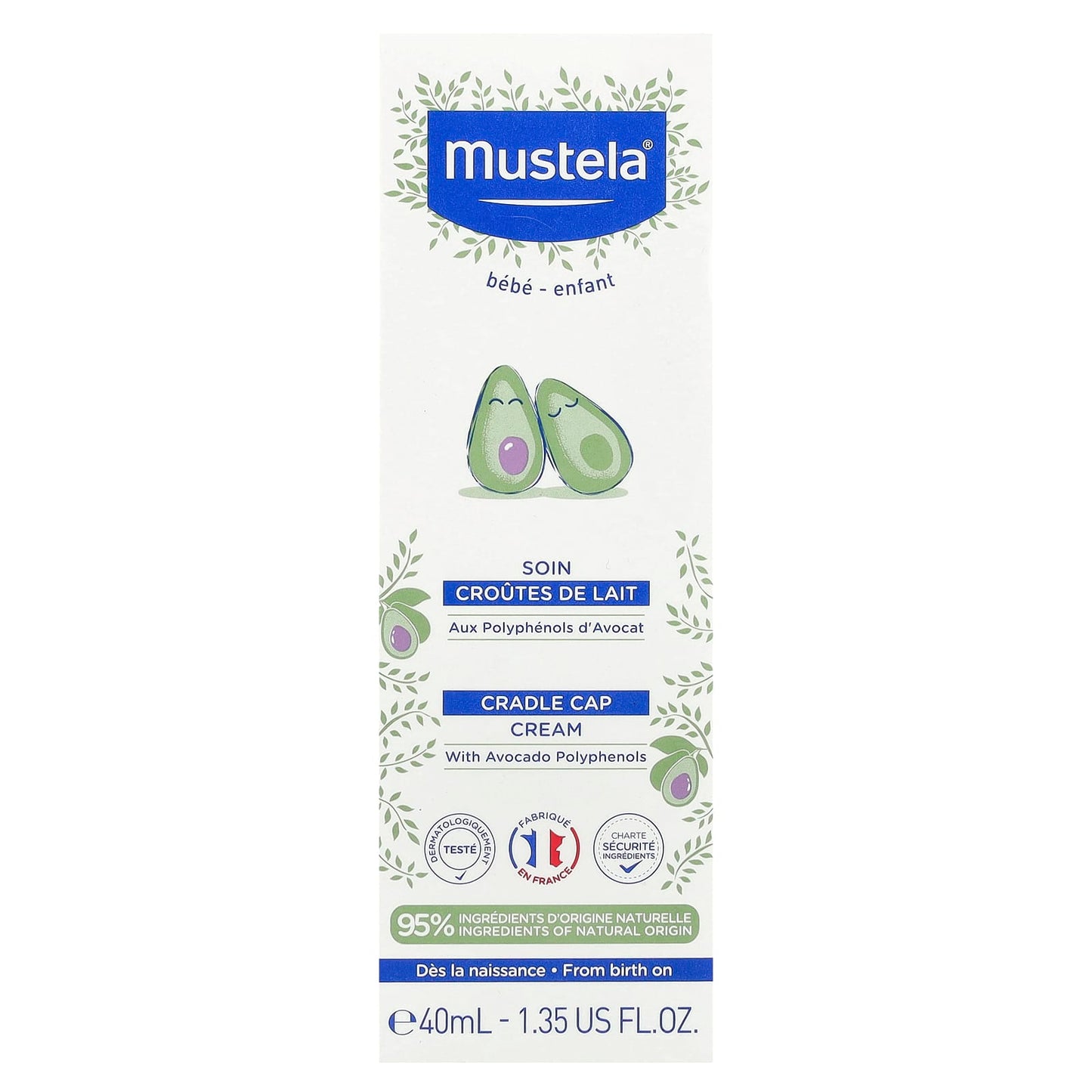 Mustela Cradle Cap Cream 40 mL