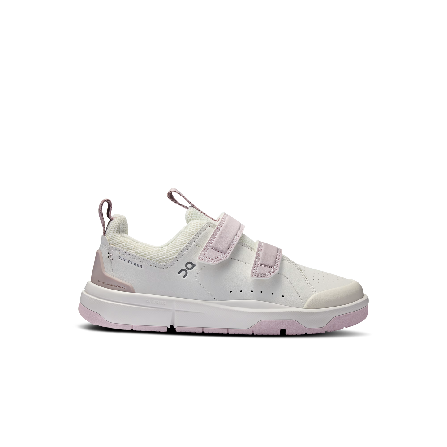 On The Roger Kids Lifestyle Shoe - Ivory | Orchid by ON Running