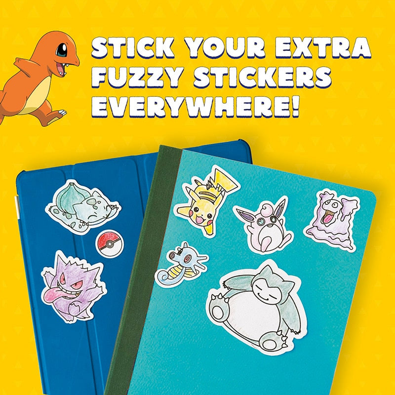 Klutz Pokémon Color Your Own Fuzzy Stickers