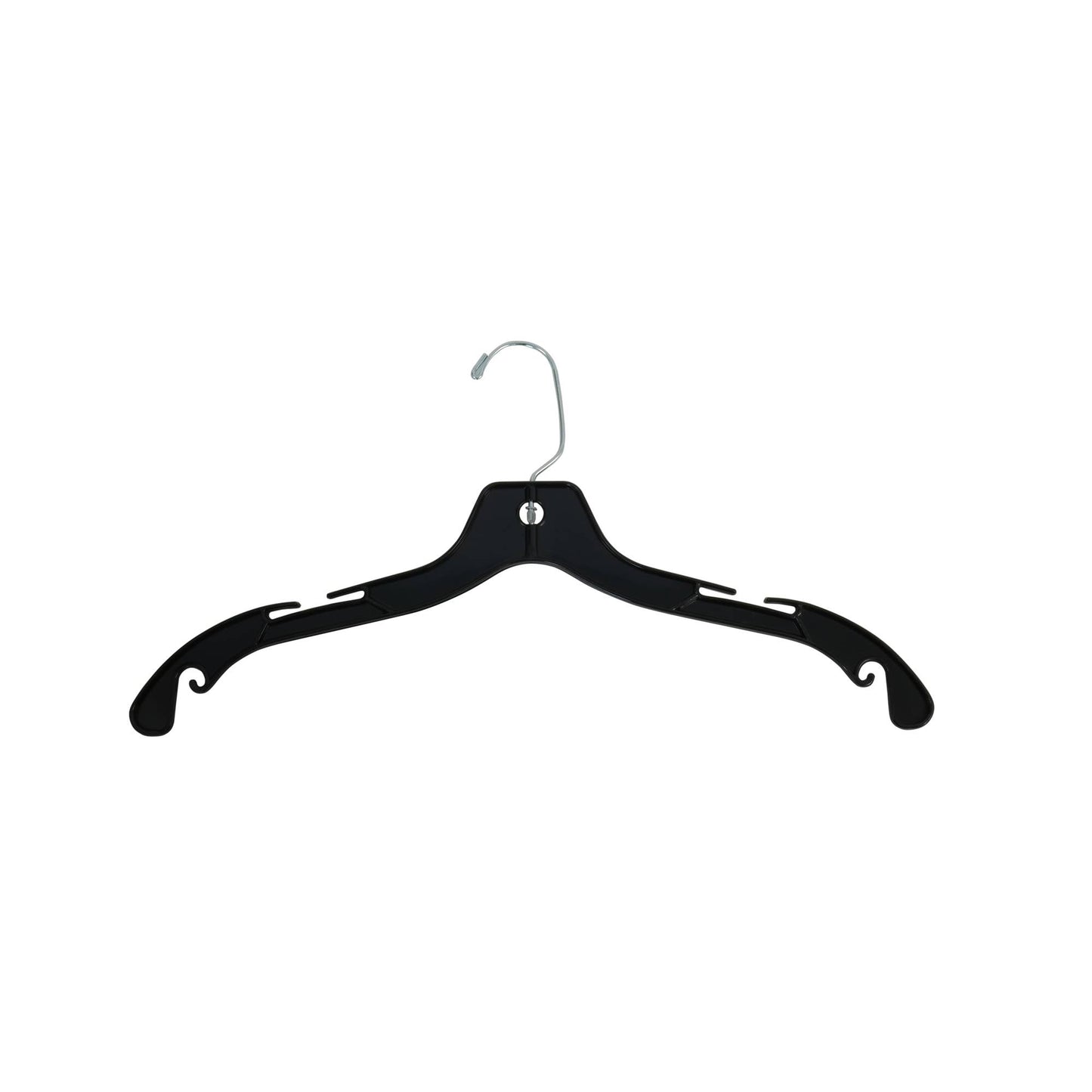 Suburban Sales - Plastic Clothes Top Hanger (100 count): Clear / 10" Childrens' Top Hanger