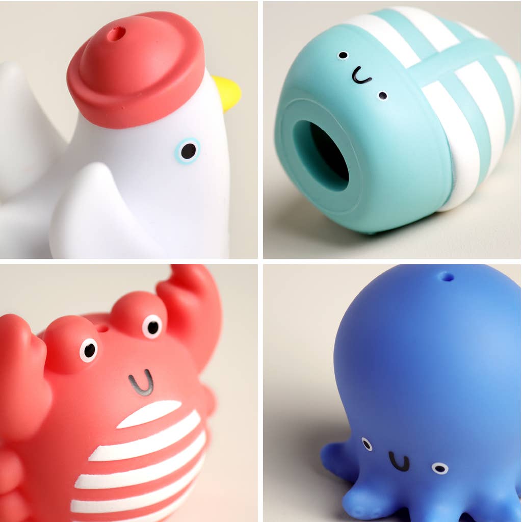 Itzy Ritzy - Nautical Itzy Bitzy Puppets - Bath + Storytelling Toys