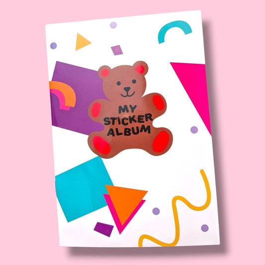 Sticker Garden - Blank Sticker Album for Kids Sticker Book