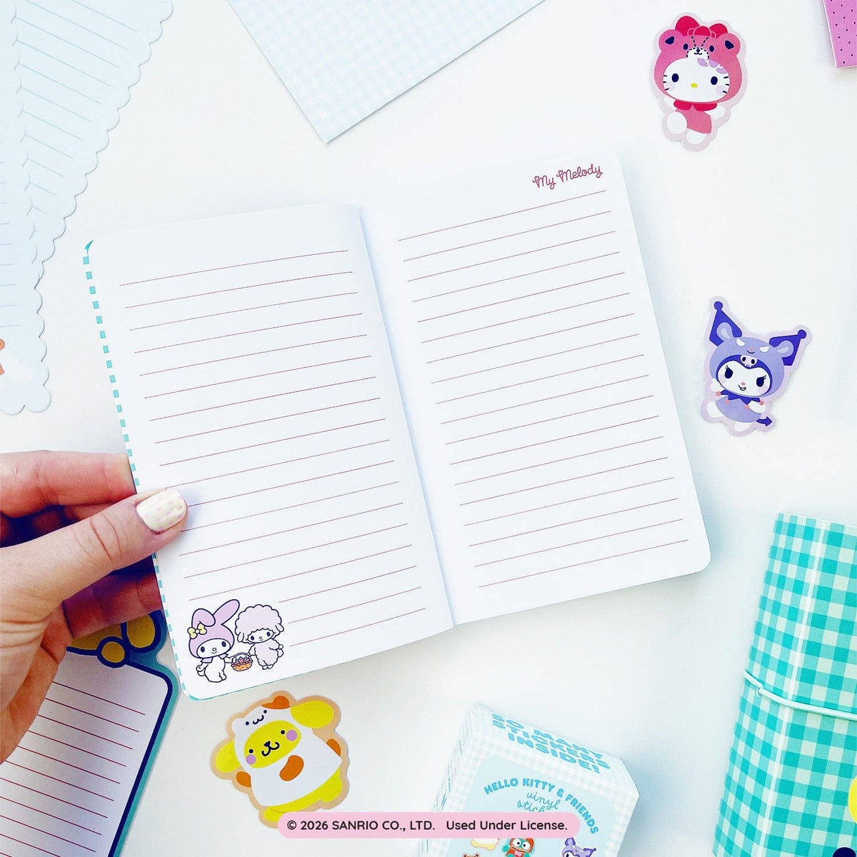 Pipsticks - My Melody Strawberry Fields Notebook