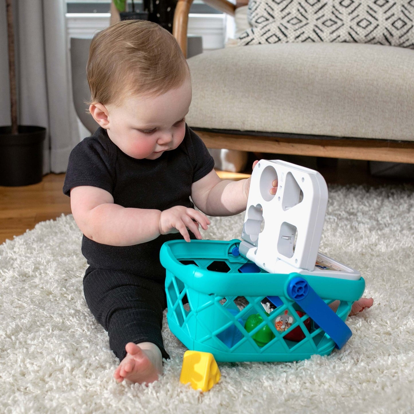 BABY EINSTEIN - HAPE Magic Touch Shopping Basket™ Pretend to Shop Toy