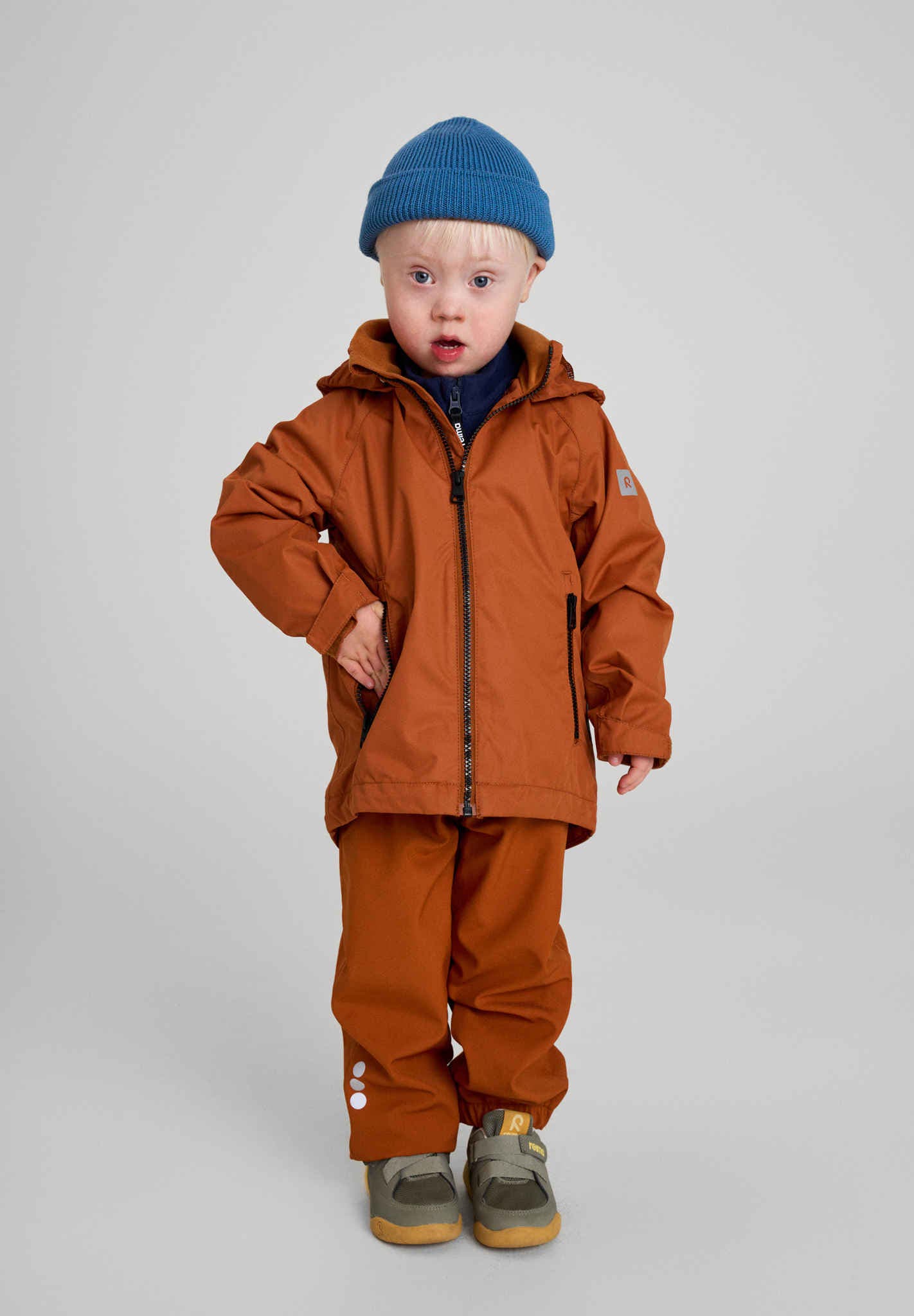 Reima Oikotie - Softshell Pants Fleece Lined - Brown