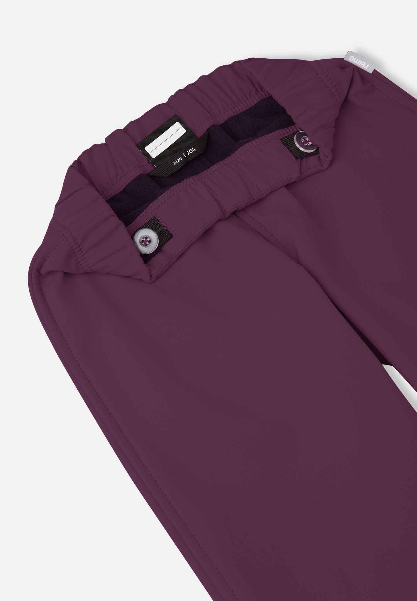Reima Oikotie - Softshell Pants Fleece Lined - Deep Purple