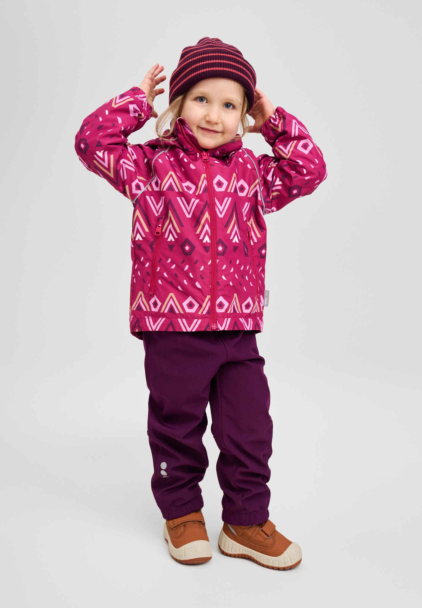 Reima Oikotie - Softshell Pants Fleece Lined - Deep Purple