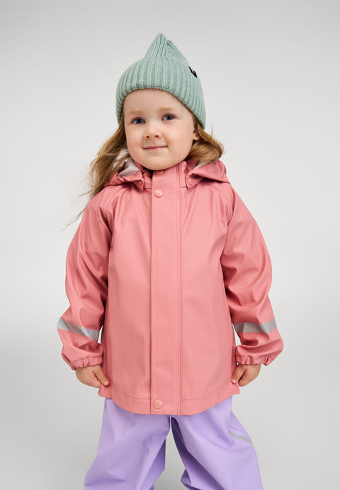 Reima Lampi Waterproof Kids' Rain Jacket - Yellow