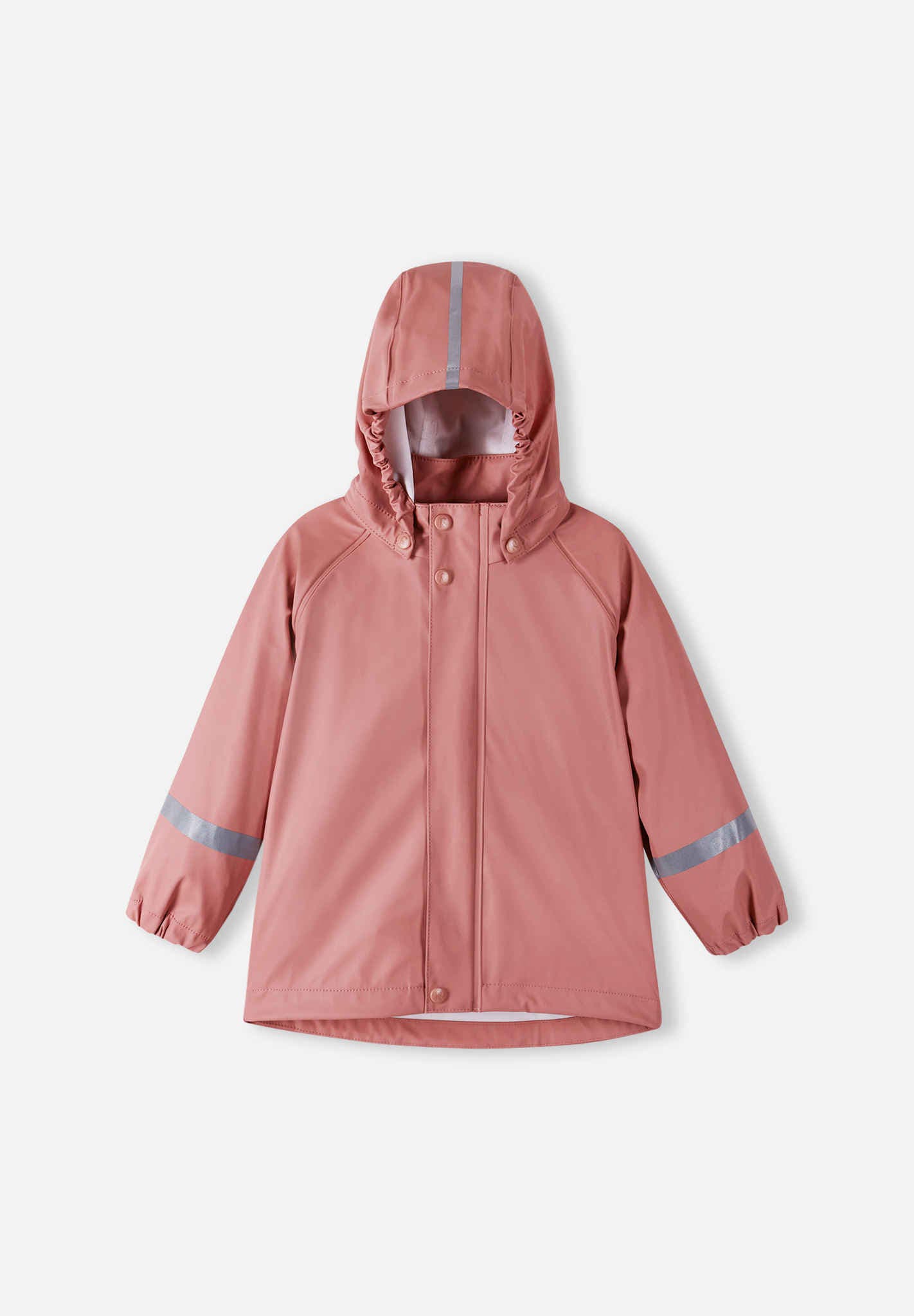 Reima - Lampi Waterproof Rubber Rain Jacket - Blush