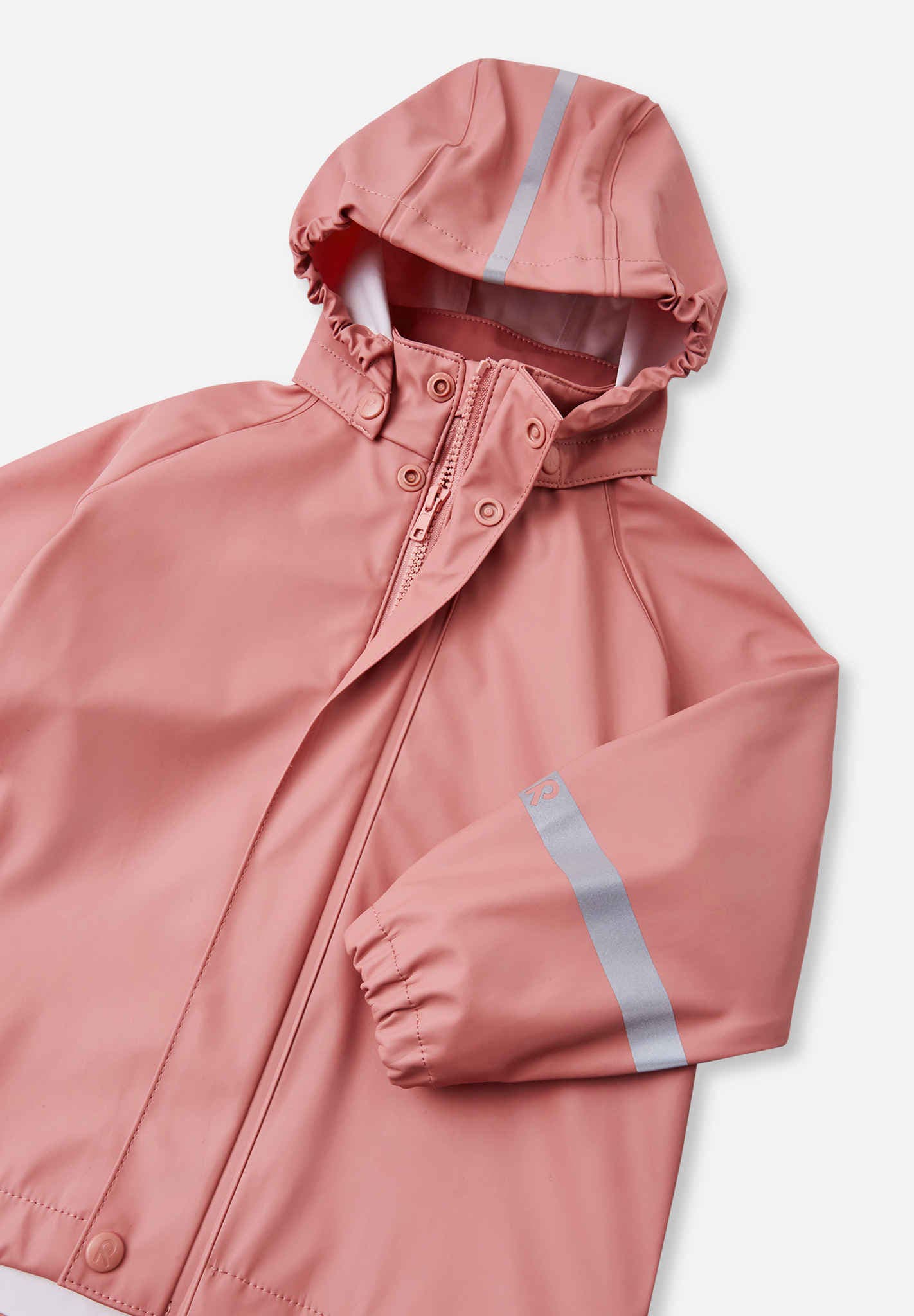 Reima - Lampi Waterproof Rubber Rain Jacket - Blush