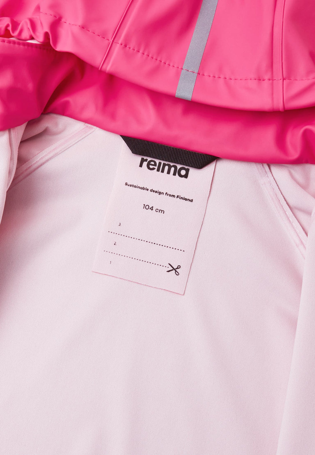 Reima Lampi Waterproof Kids' Rain Jacket - Yellow