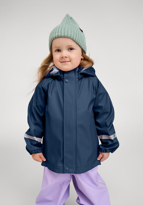 Reima Lampi Waterproof Kids' Rain Jacket - Yellow