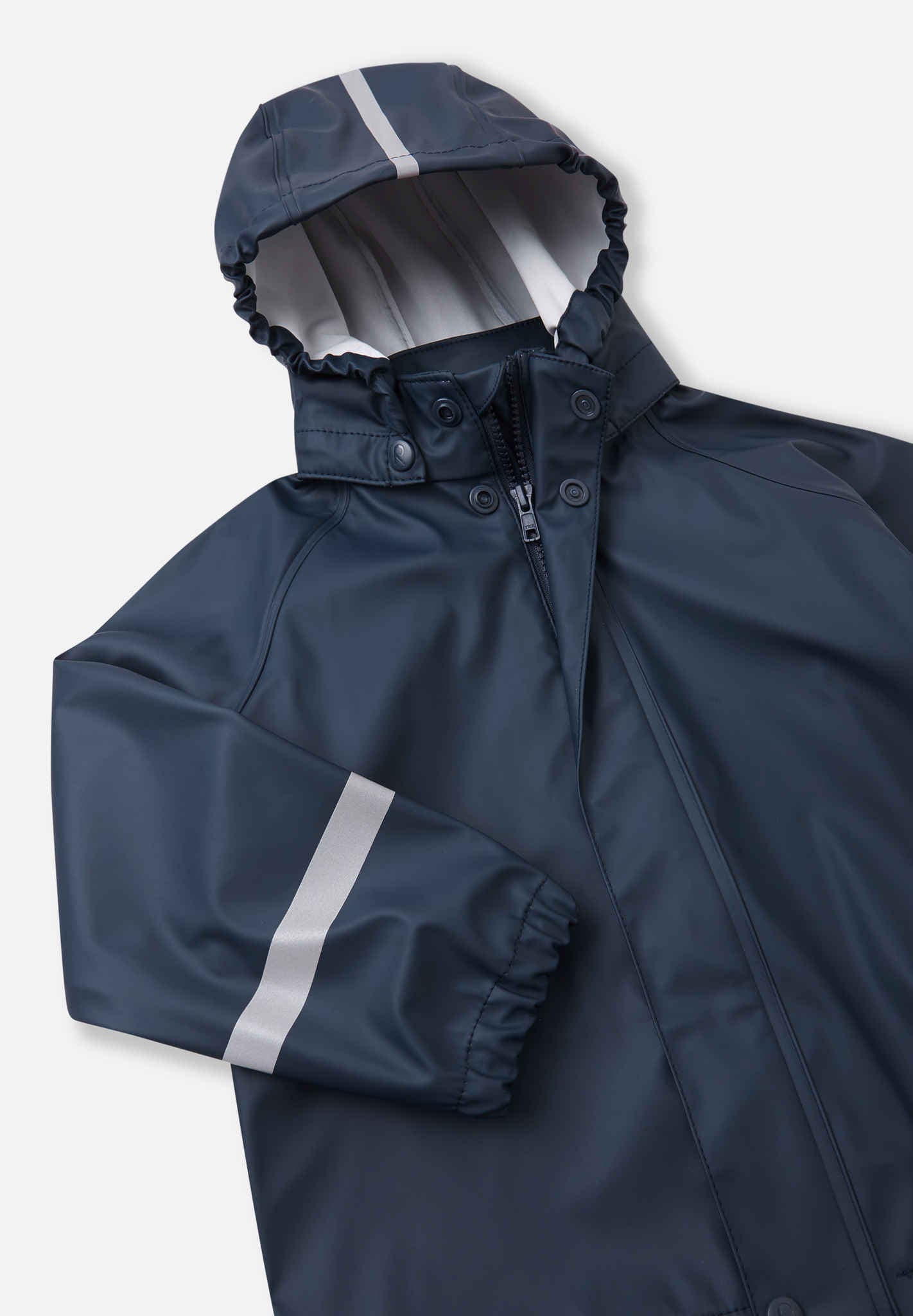 Reima - Lampi Waterproof Rubber Rain Jacket - Navy