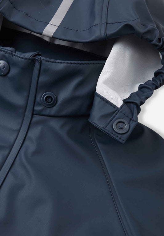 Reima - Lampi Waterproof Rubber Rain Jacket - Navy