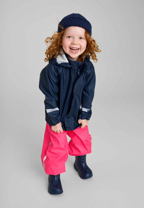 Reima Lampi Waterproof Kids' Rain Jacket - Yellow