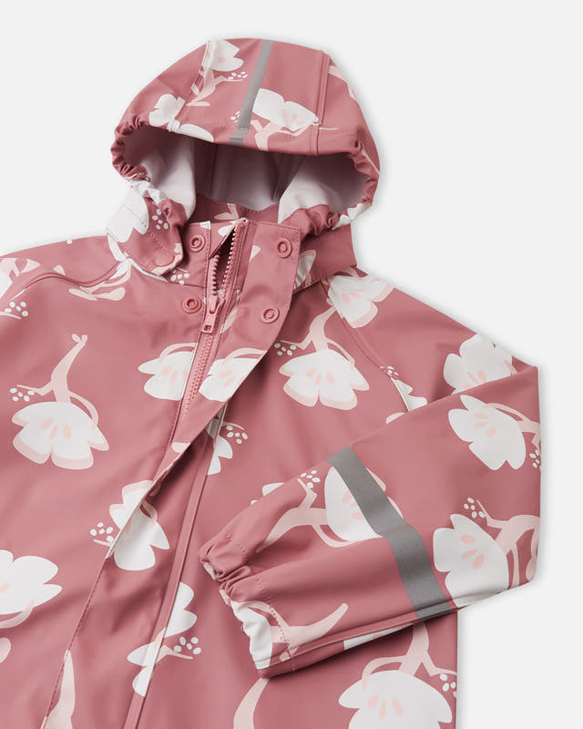 Reima Waterproof Rain Jacket Vesi Rose Blush