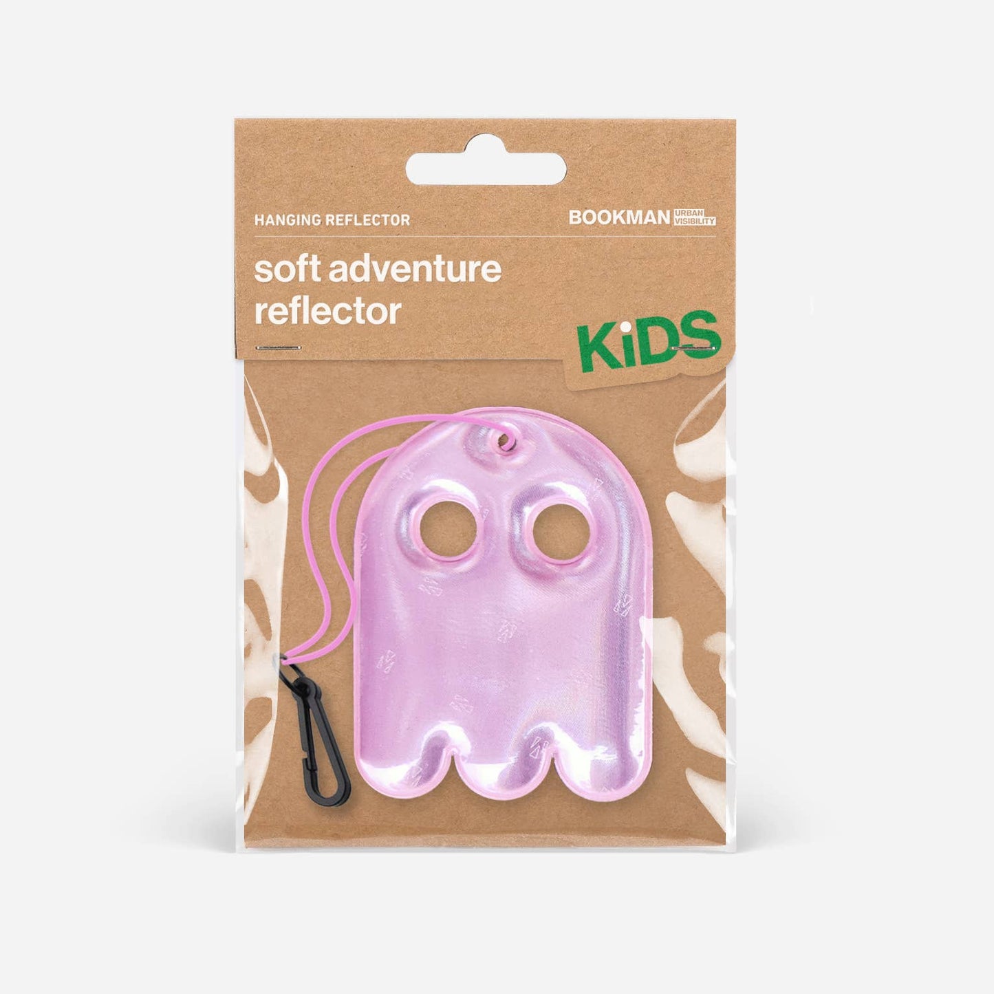Bookman Urban Visibility - Hanging Reflectors Ghost Pink - Kids