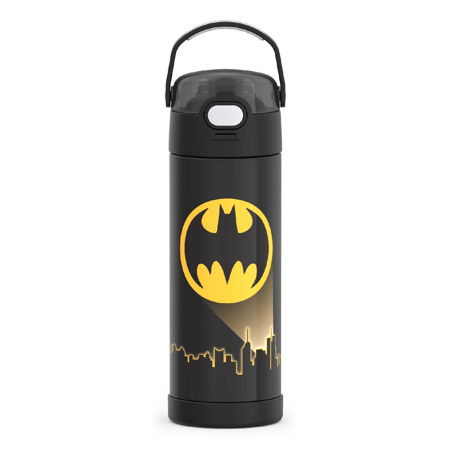 Thermos - 470ml FUNtainer Water Bottle with Spout and Locking Lid Batman
