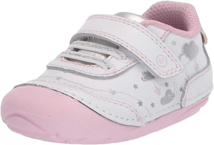 Stride Rite Soft Motion Adalyn - White Silver (Wide)