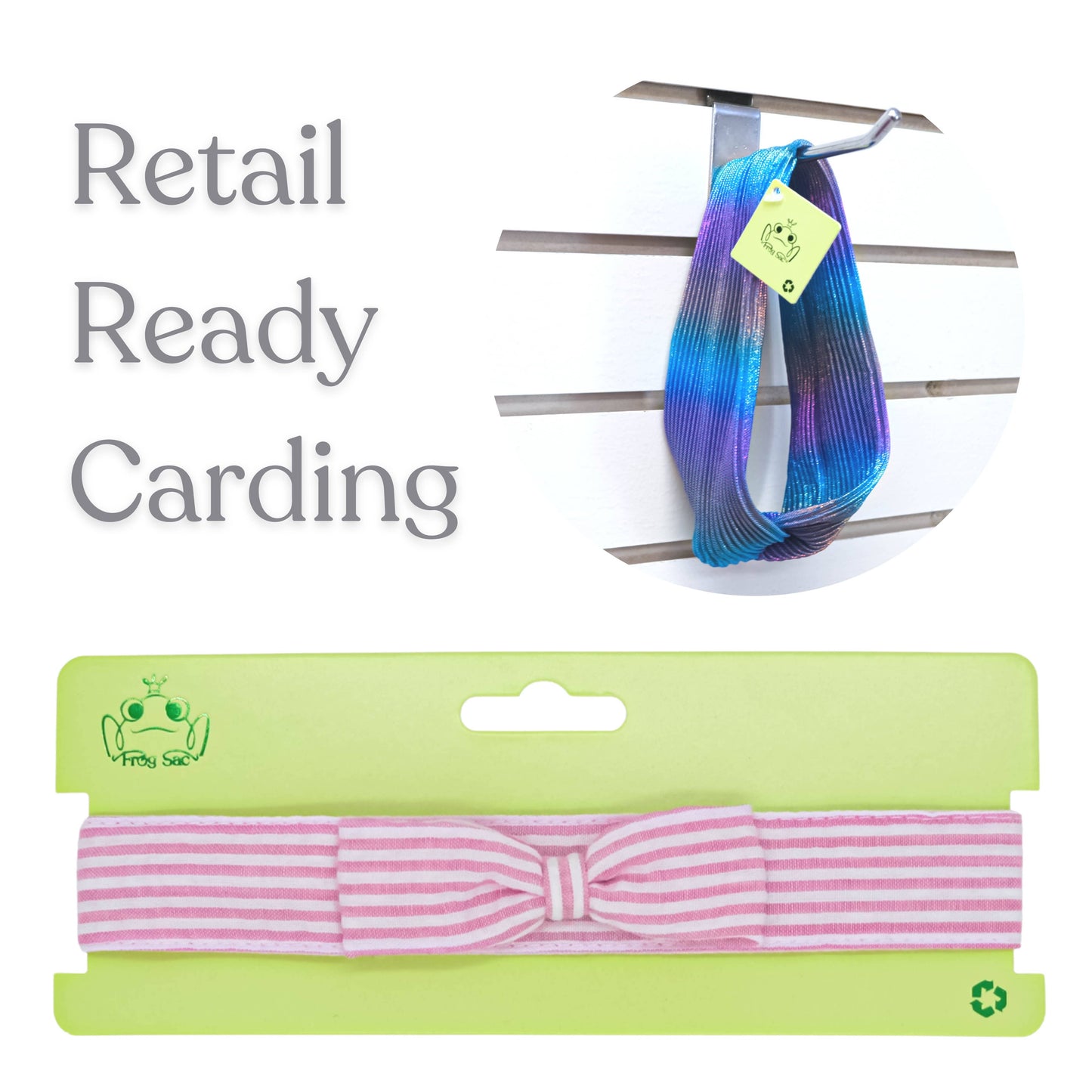 Frog Sac - Large Mermaid Hair Bows - 4 Pack