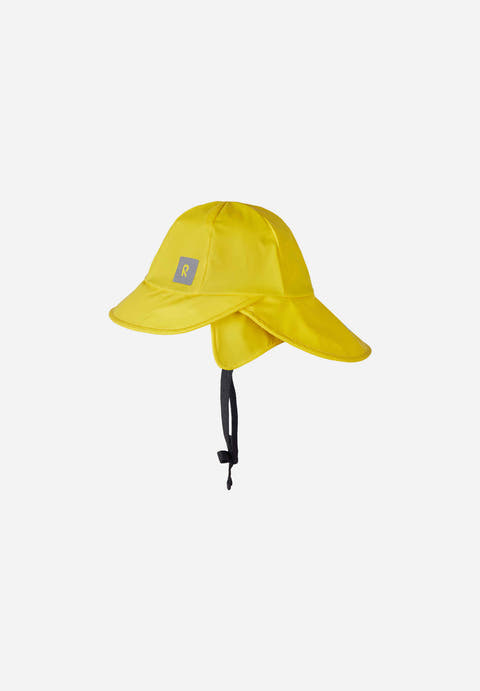 Reima Rainy Waterproof Kids' Rain Hat – Wide Brim, Reflective, Chin Strap | Toddlers to Kids