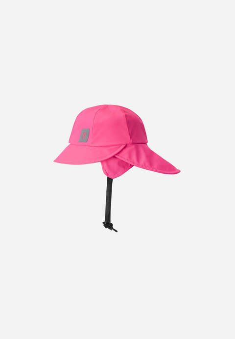 Reima Rainy Waterproof Kids' Rain Hat – Wide Brim, Reflective, Chin Strap | Toddlers to Kids