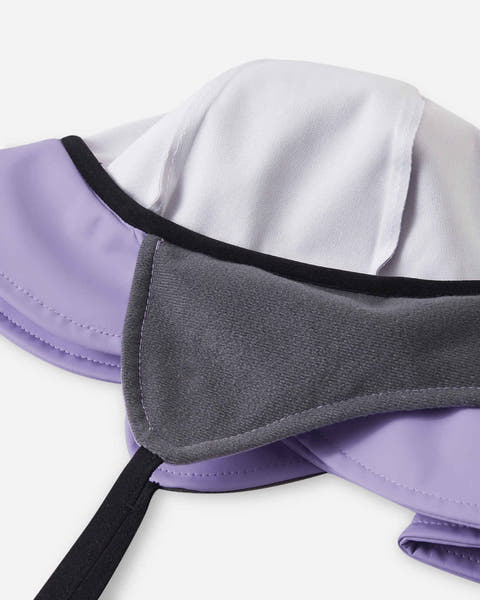 Reima Rainy Waterproof Kids' Rain Hat – Wide Brim, Reflective, Chin Strap | Toddlers to Kids