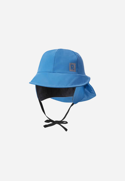 Reima Rainy Waterproof Kids' Rain Hat – Wide Brim, Reflective, Chin Strap | Toddlers to Kids