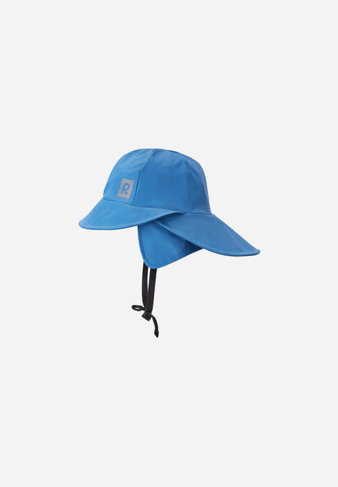 Reima Rainy Waterproof Kids' Rain Hat – Wide Brim, Reflective, Chin Strap | Toddlers to Kids