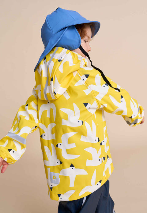 Reima Rainy Waterproof Kids' Rain Hat – Wide Brim, Reflective, Chin Strap | Toddlers to Kids
