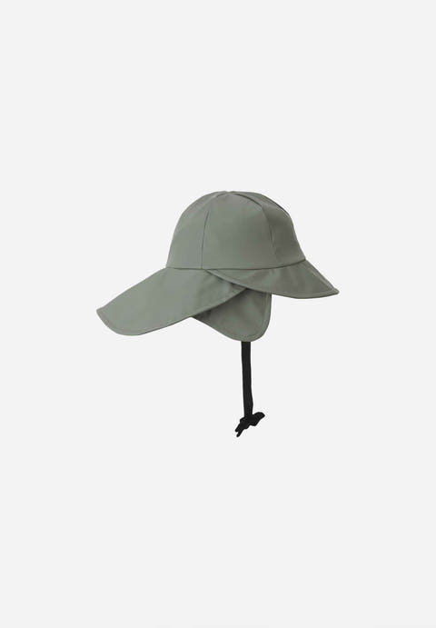 Reima Rainy Waterproof Kids' Rain Hat – Wide Brim, Reflective, Chin Strap | Toddlers to Kids