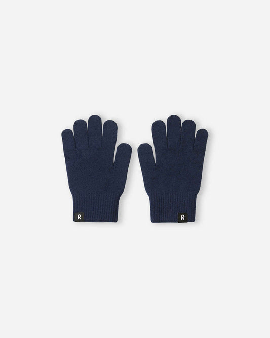 Reima - Sormin Merino Wool Blend Knit Gloves - Navy