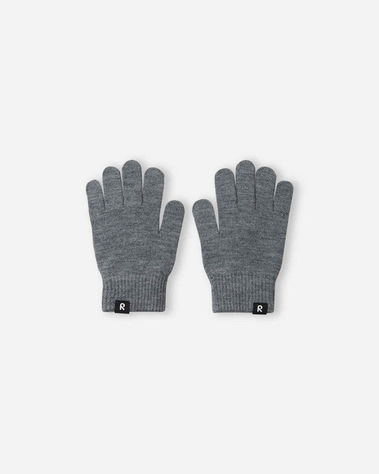Reima - Sormin Merino Wool Blend Knit Gloves - Grey