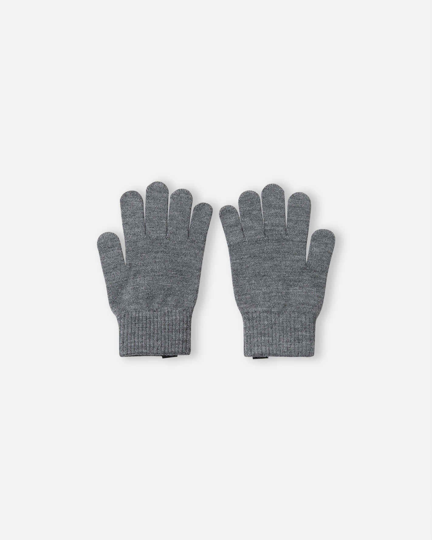 Reima - Sormin Merino Wool Blend Knit Gloves - Grey