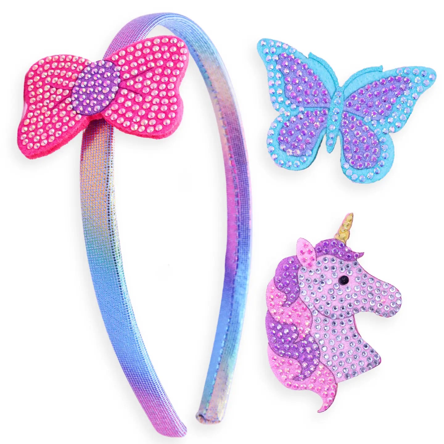 Frog Sac - Interchangeable Charm Headband & Hair Clips