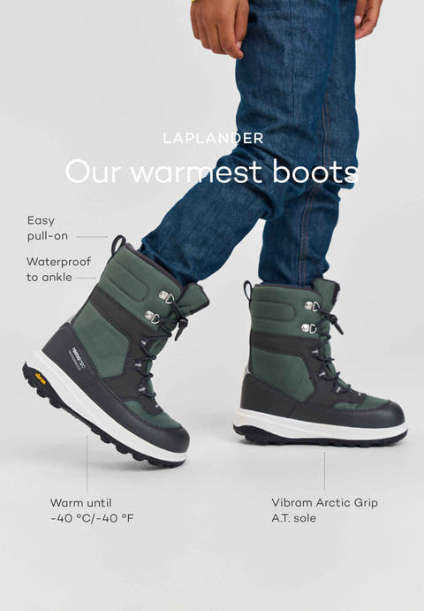 ReimaTec Kids' Waterproof Winter Boots Laplander 2.0