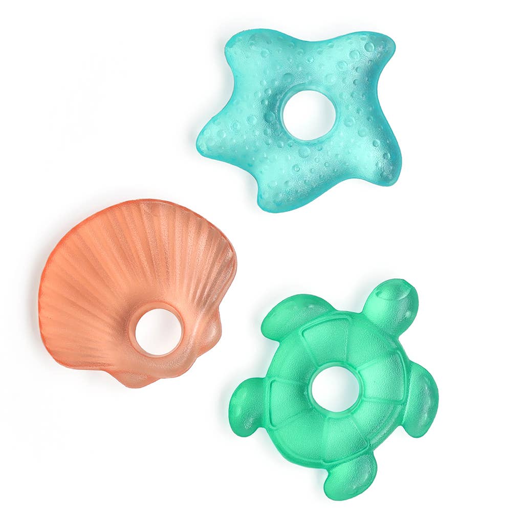 Itzy Ritzy - Cutie Coolers™ Water Filled Teethers (3-pack): Seaside