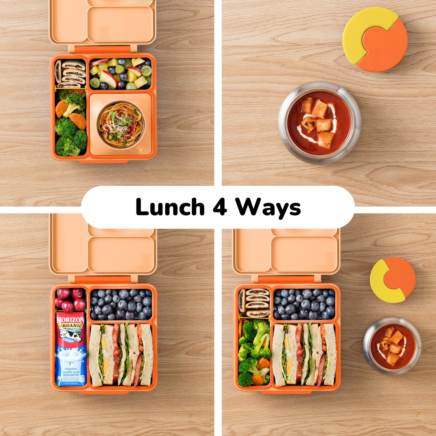 Omielife - OmieBox Bento - Poppy Orange