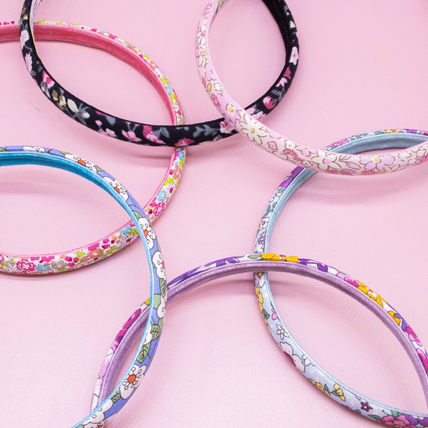 Frog Sac - Thin Floral Headband - Non Slip Hair Accessories for Kids