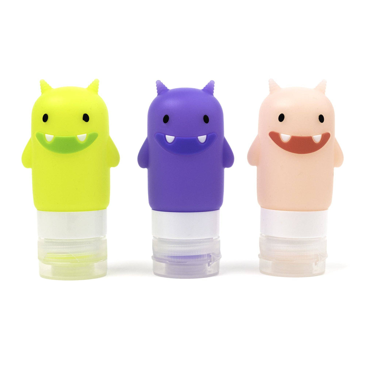 Yumbox - Funny Monster Silicone Squeeze Bottles for Mess‑Free Lunches