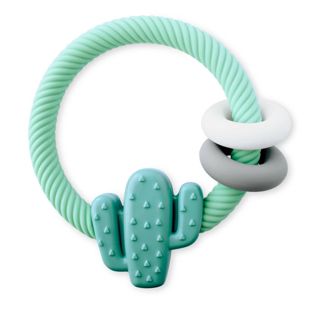 Itzy Ritzy - *NEW OPTION* Ritzy Rattle™ Silicone Teether Rattles: Rainbow