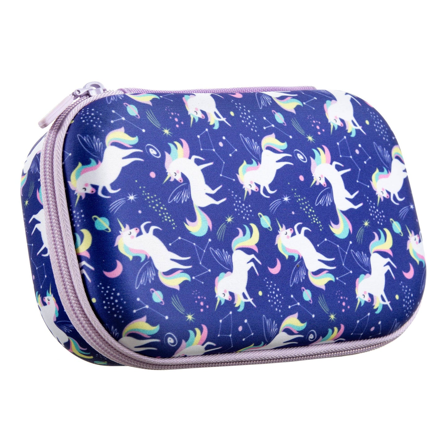 ZIPIT - ZIPIT Colorz Storage Box, Pencil Box, Blue Unicorns