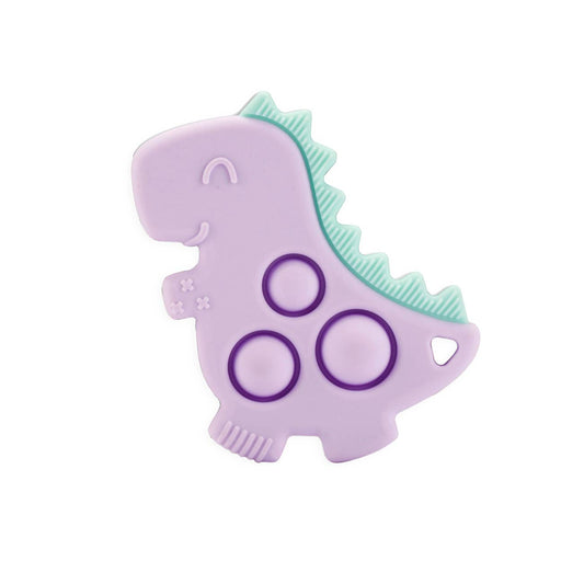 Itzy Ritzy - Itzy Pop Lilac Dino Teether