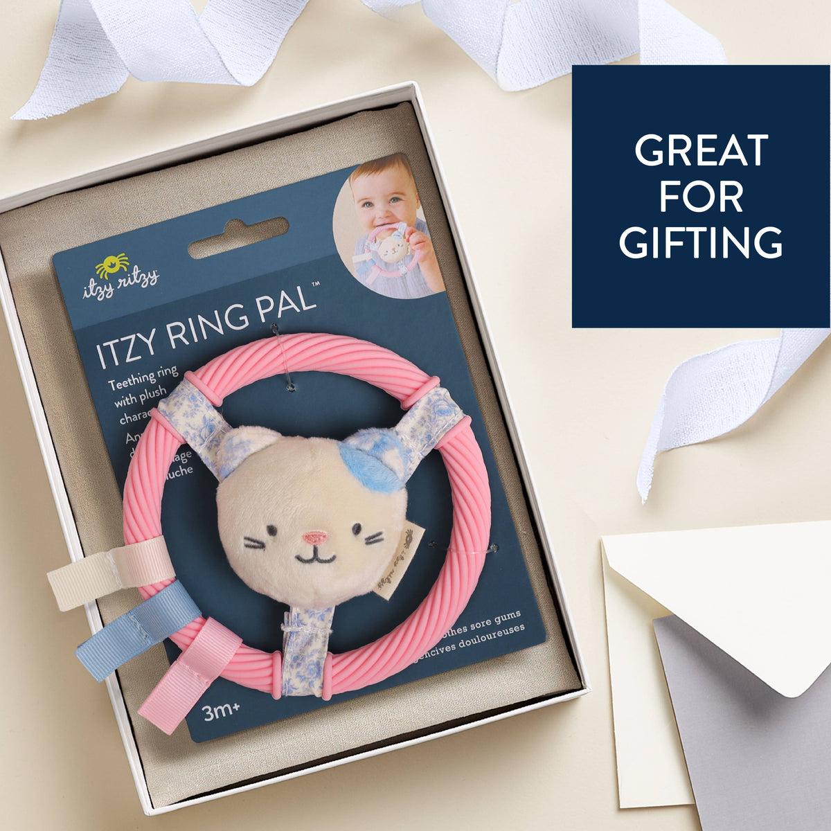 Itzy Ritzy Canada - *NEW* Itzy Ring Pal™ - Teething Ring with Plush Character