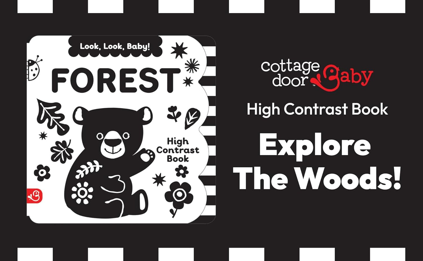 Look, Look, Baby! Forest: Black and White High Contrast Book