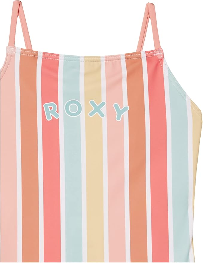 Roxy girls Lala Stripes One Piece Swimsuit - 5Y