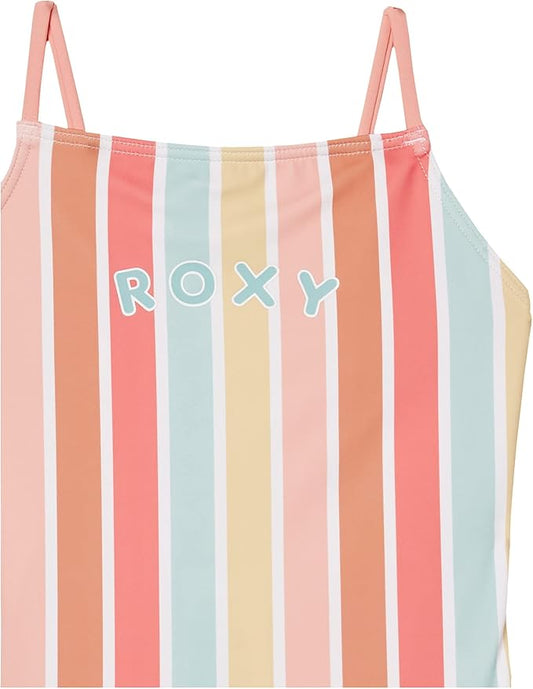Roxy girls Lala Stripes One Piece Swimsuit - 5Y