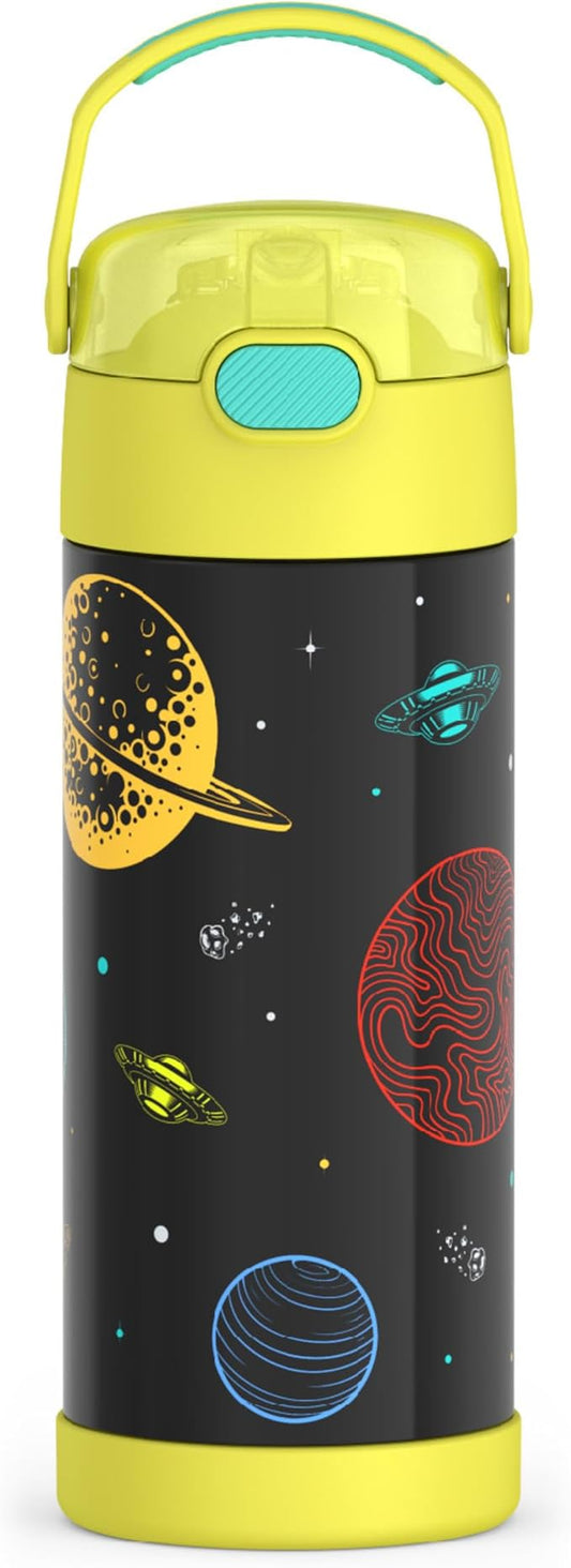 Thermos - 410ml FUNtainer Water Bottle with Spout and Locking Lid, Out of This World