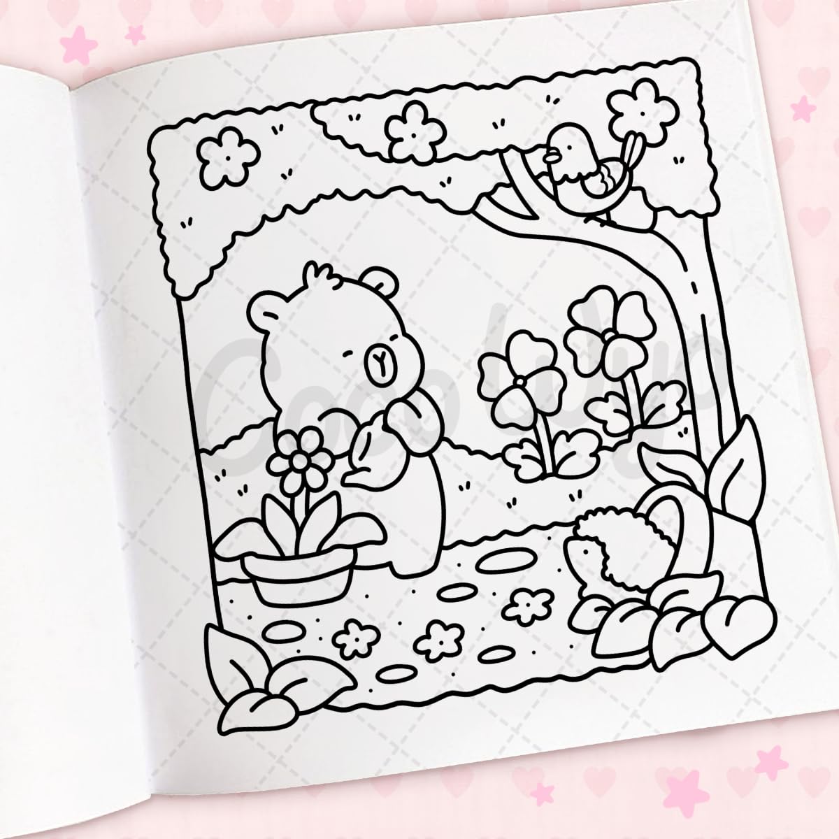 Cozy Cuties: Coloring Book by Coco Wyo
